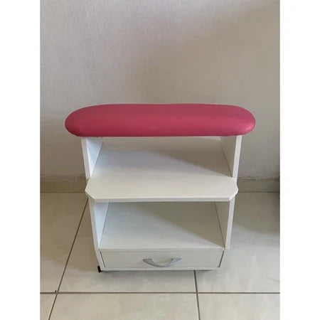 Carrinho Auxiliar Apoio Para Manicure Pedicure Spa Dos Pés.