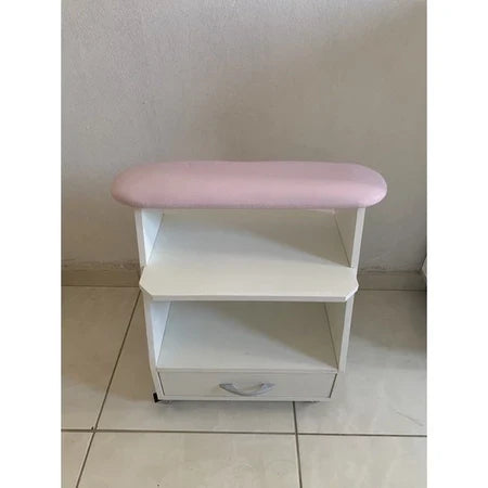 Carrinho Auxiliar Apoio Para Manicure Pedicure Spa Dos Pés.