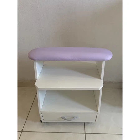 Carrinho Auxiliar Apoio Para Manicure Pedicure Spa Dos Pés.