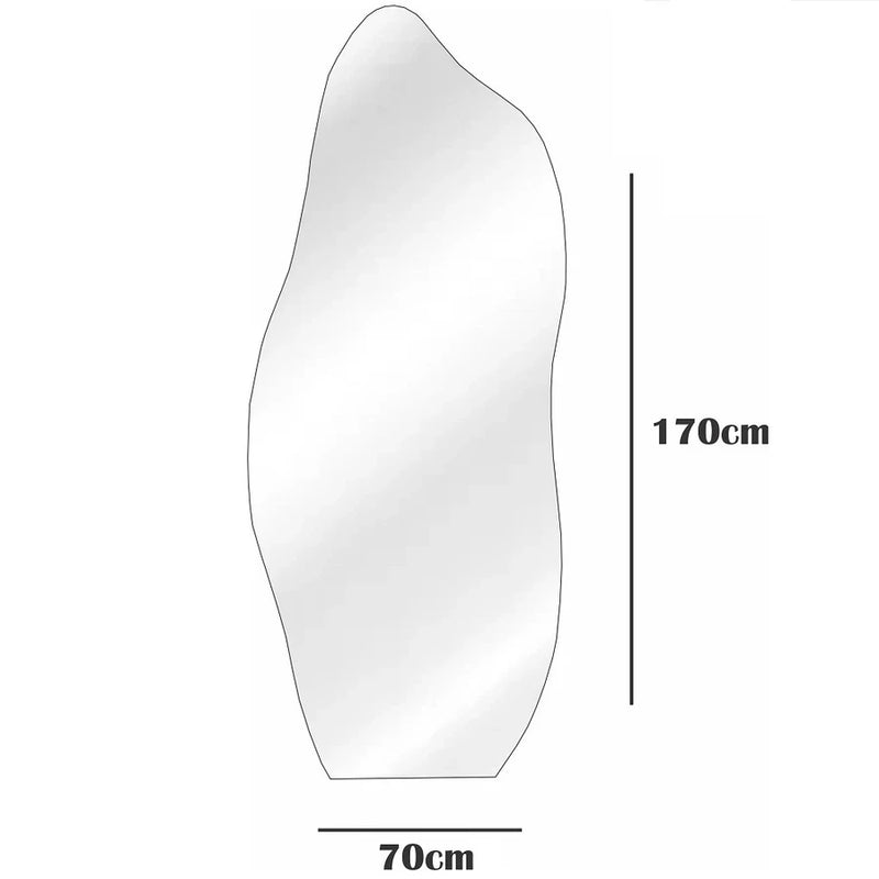 Espelho Orgânico Com Led 170cm x 70cm Modelo Grande Corpo Inteiro - PROMOÇÃO!